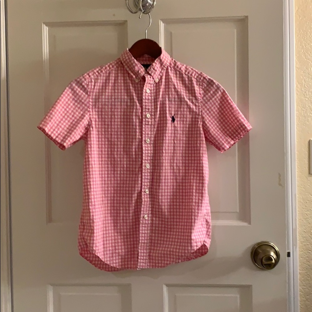 Ralph Lauren checkered short sleeve shirt